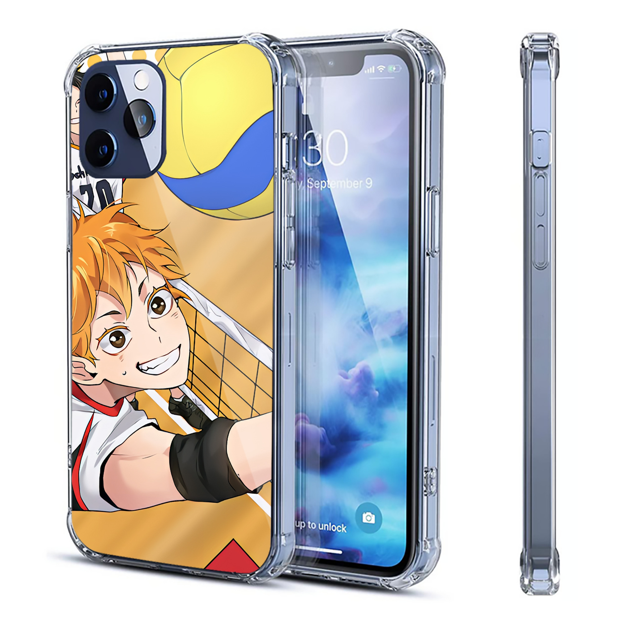 （画像用） ハイキュー!! Haikyu!! 【iPhone 12シリーズ対応】透明スマホケース（クリアソフトケース）